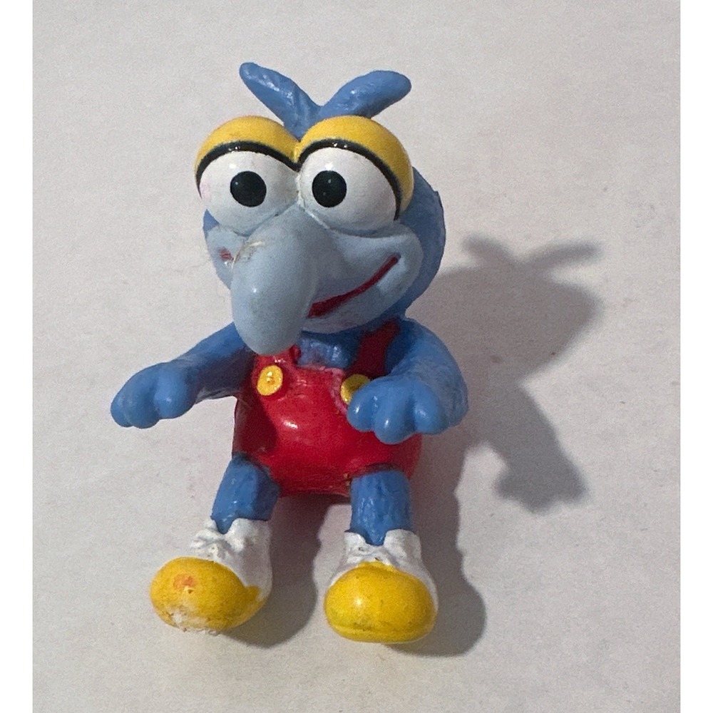 1986 Gonzo Muppet Shelf Sitter Display Figurine  Mini Trinket Old Cartoons Retro